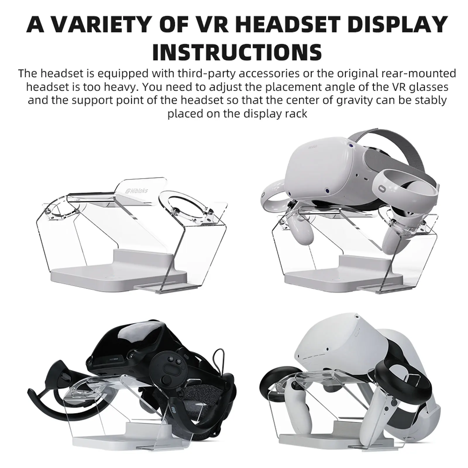 Enhanced Charging Dock with LED Light for Quest 2, [Support Elite Strap