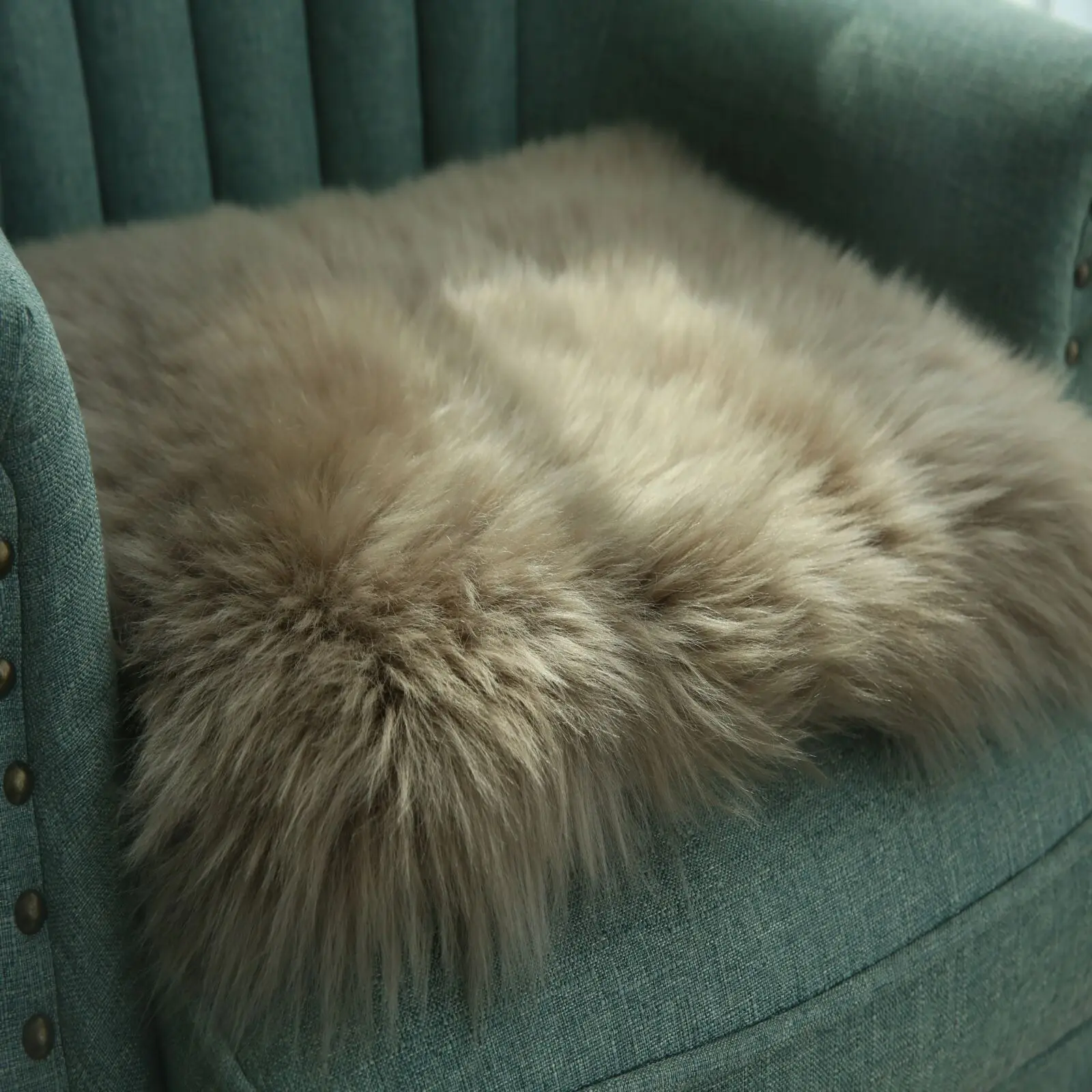 Appdee Universal Winter Car Seat Cushion Imitation Rabbit Fur Car Seat Cover Thick Plush Soft - View #10