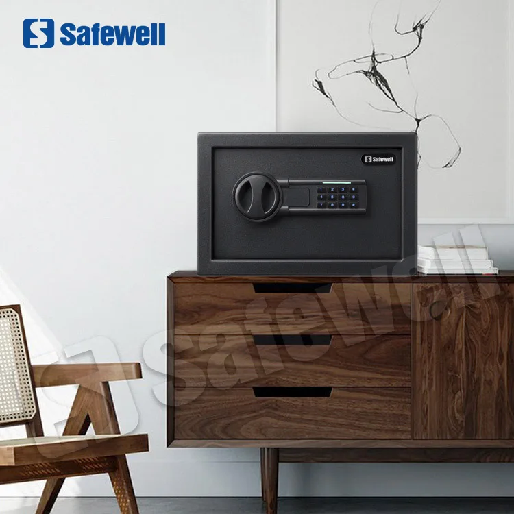 Safewell Most Popular Custom Mini Smart Digit Safe Box for Valuables Jewelry and Documents in Home Hotel Caja Fuerte Coffre Fort