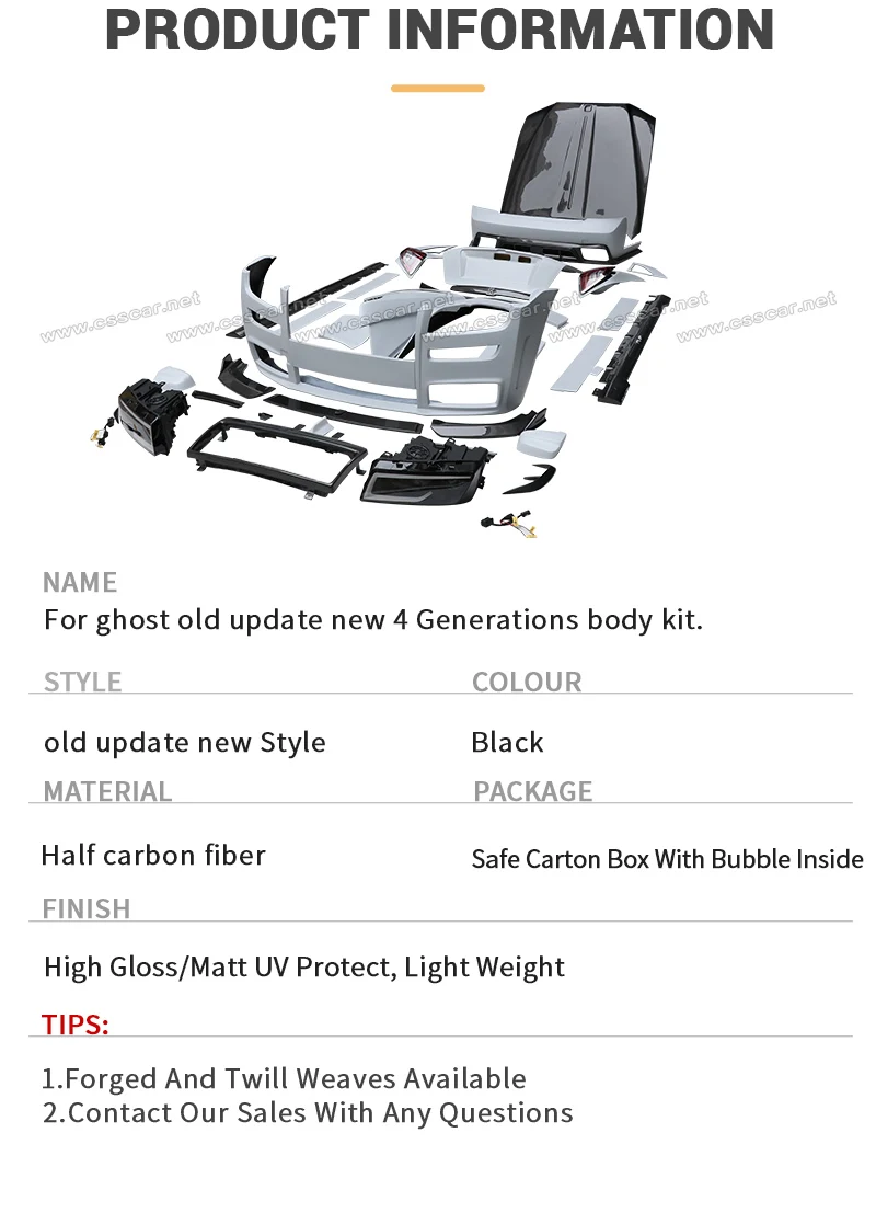 Upgrade Your Rolls-Royce Ghost with CSS Body Kit