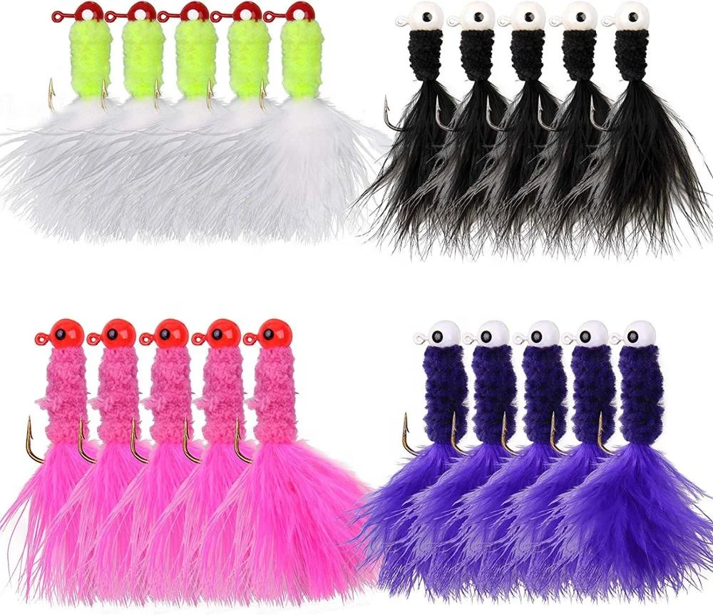 Мормышка с перьями для окуня рыбы щуки Судака форели