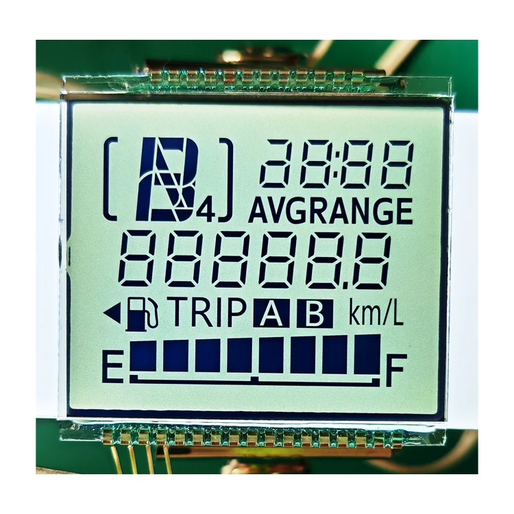 スピードメーターモノセグメントLCDディスプレイ7セグメント