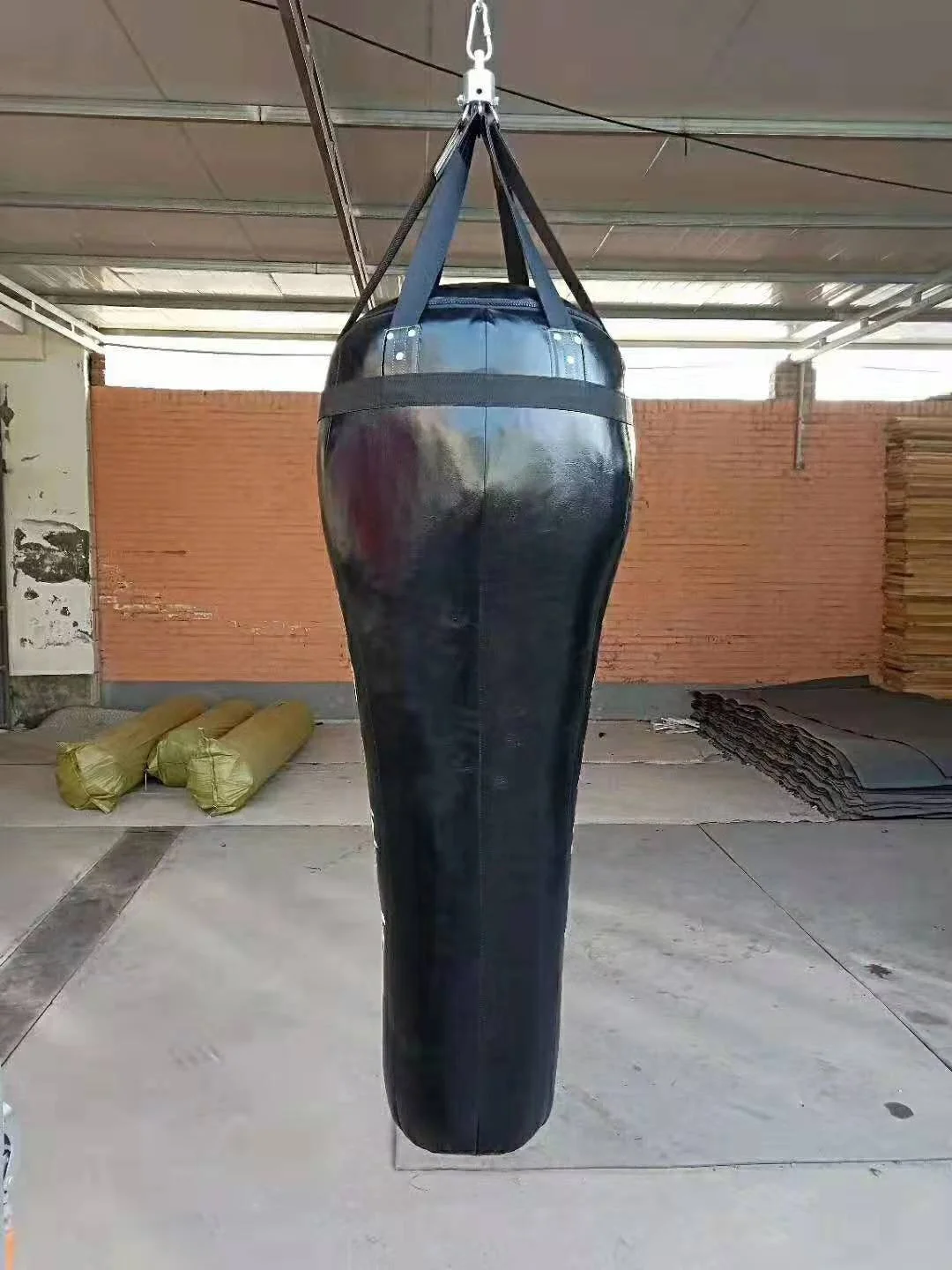 Индивидуальная Тяжелая боксерская груша из искусственной кожи, боксерская груша для бокса, подвесная боксерская сумка для ногами