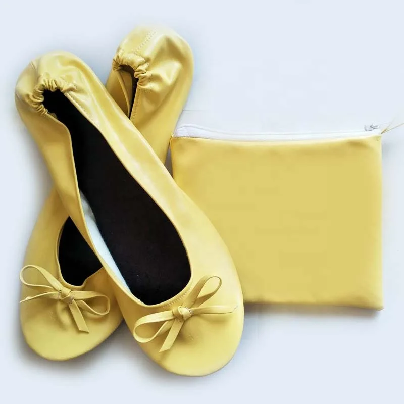 Folding slippers Party Gift Rollable and Disposable After Party Womens Flat Shoes