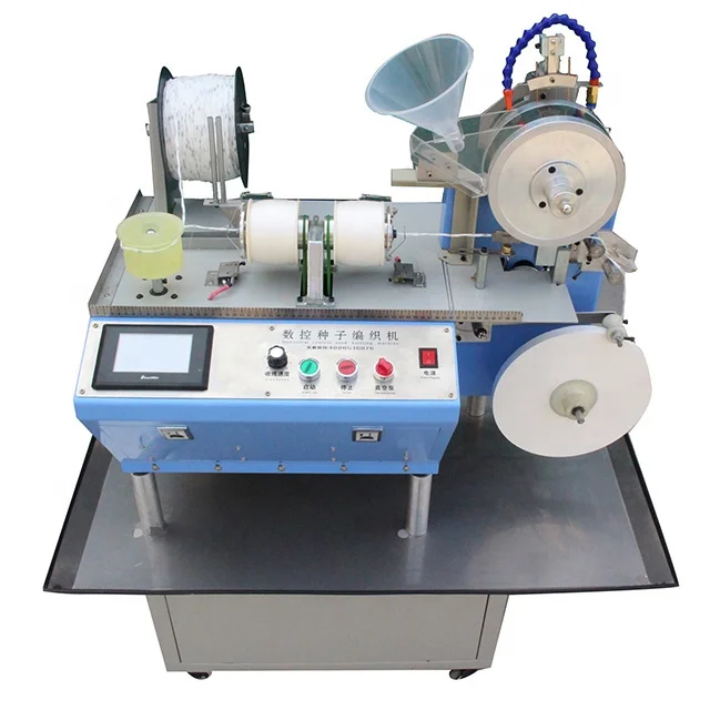 Biodegradable Seed Weaving Material New Vegetable Seed Tape Braiding Machine
