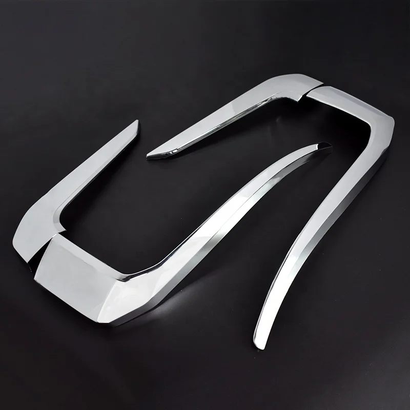 For L200 Triton 2019 2020 2021 Chrome Kits Front Bumper Trim for New Triton Accessories