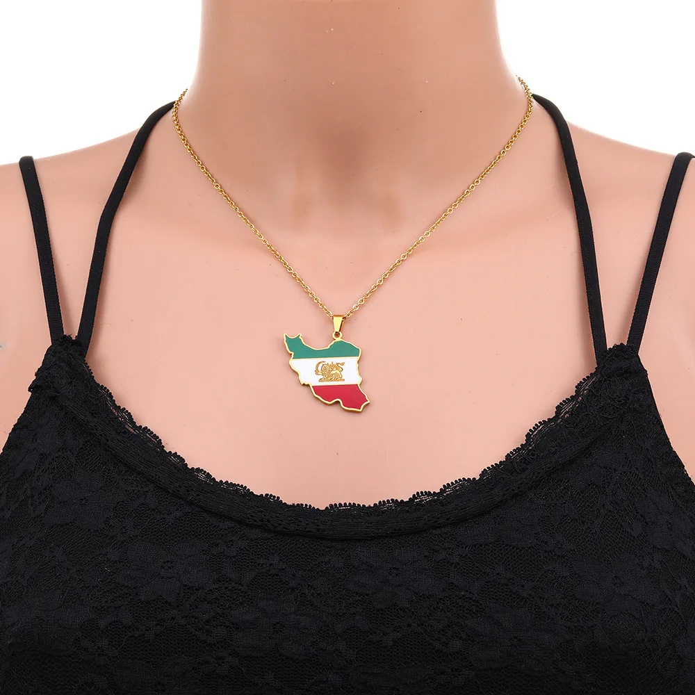 Map Jewelry Necklace