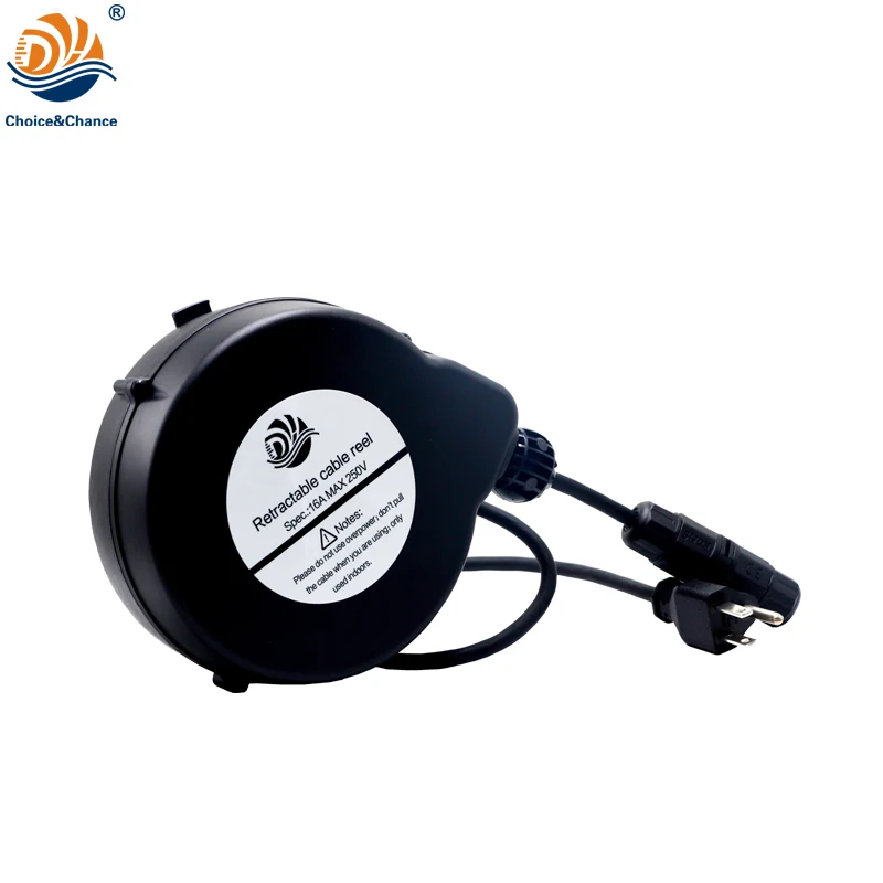 1PCS Automatic Cable Reel Equipment Power Cord Retractable Reel