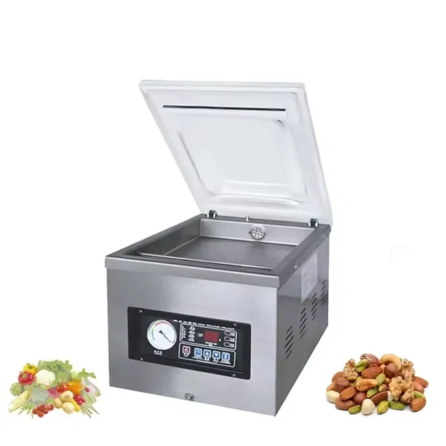 Mini Table Type Portable Food Cheese Sausage Vacuum Packaging Machine For Food Laboratory Vacuum Forming Machine
