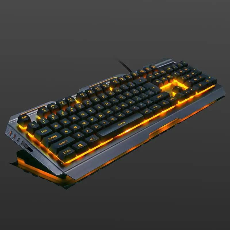 V1 Manipulator Keyboard and Mouse Set Notebook Desktop Wired Gaming Keyboard