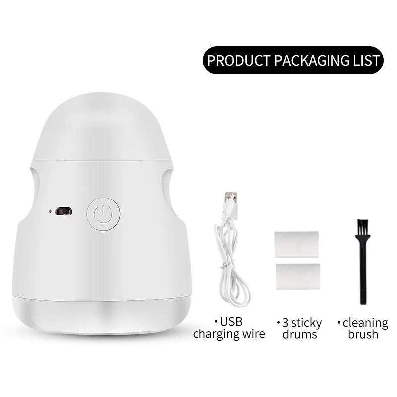Electric Lint Remover Machine Electric Lint Shaver Dust Fuzz Removing Tool USB Rechargeable 2 in 1 Stick Paper Dust Remover