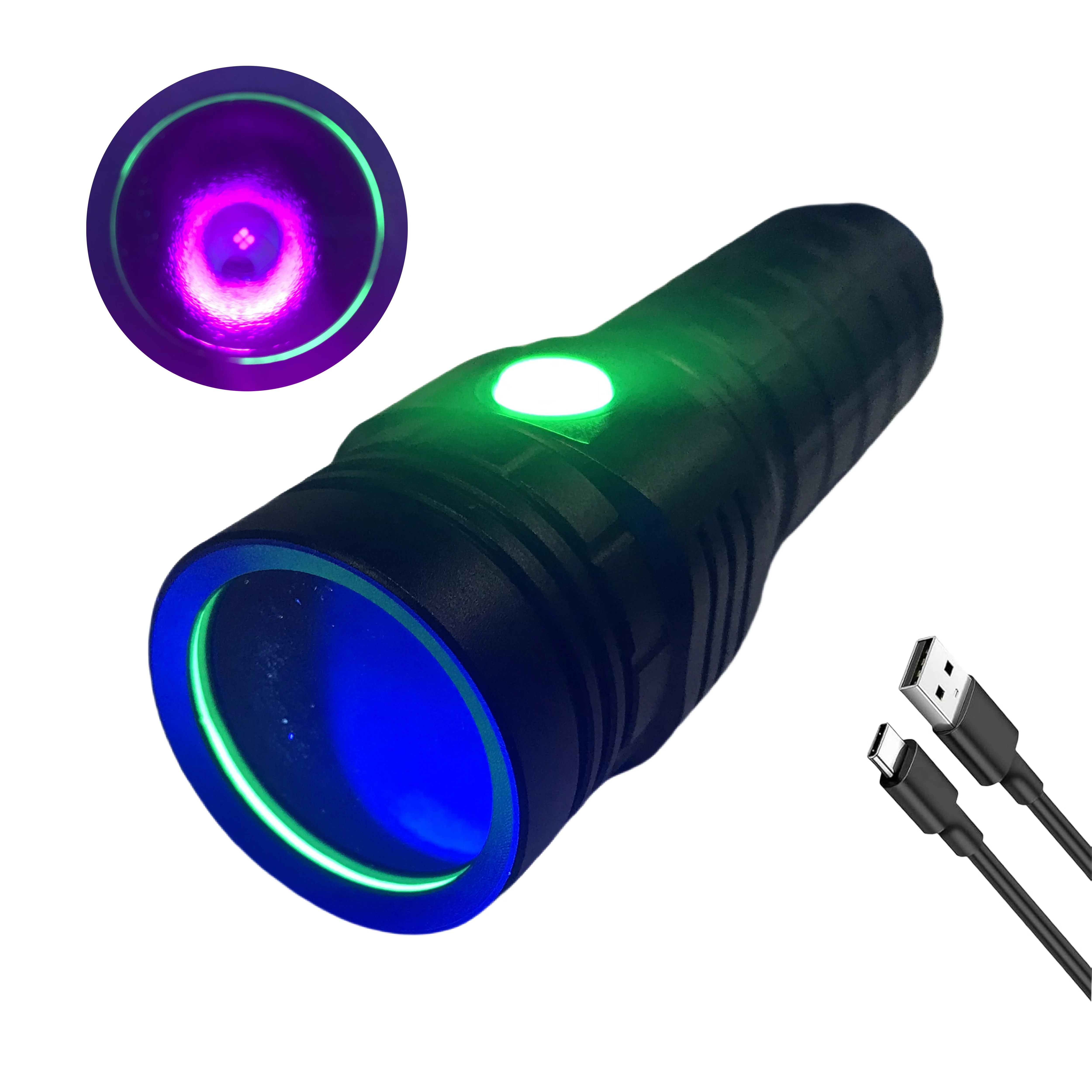 professional black light flashlight 365nm UV | UV Inspection The application is perfect for leak Promotional Black Ultraviolet (UV) LED