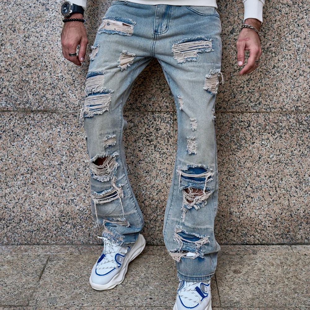 Buy Online|Spykar Men Mid Blue Cotton Regular Fit Narrow Length Mild  Distressed Mid Rise Jeans (Rover)