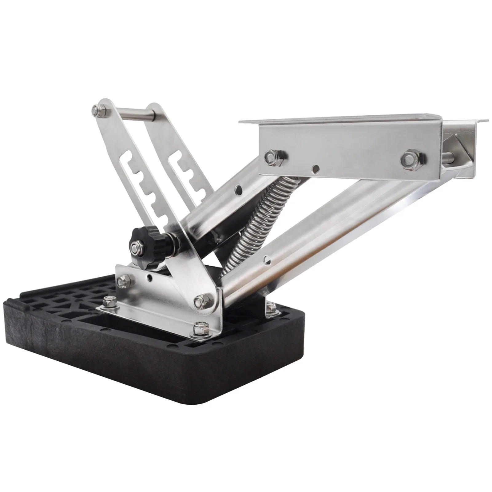 Staffa Motore Fuoribordo Akozon - Acciaio Inox 304, Portata 110 Libbre, Regolabile