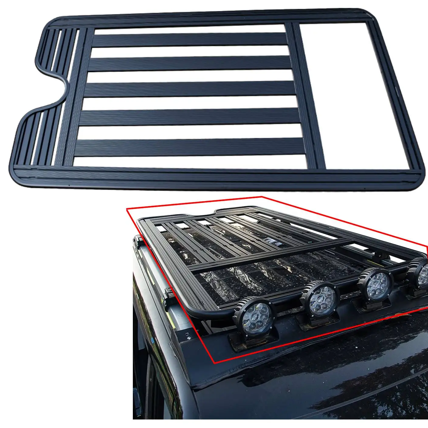 long or short ALUMINUM ROOF rack PLATFORM FOR JETOUR TRAVELER 2023