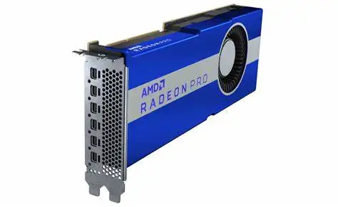 Original Graphics Card AM.D Radeon Pro VII W5700 8GB GDDR6 GPU Card Graphics Processor for AI Data Analysis