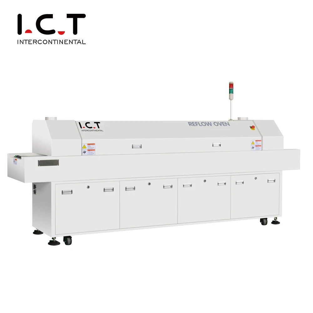 High Stability TSM Reflow Oven Conveyor Chain Vaccume Reflow Oven 4 Zone  PCB Oven With Wide Compatibility