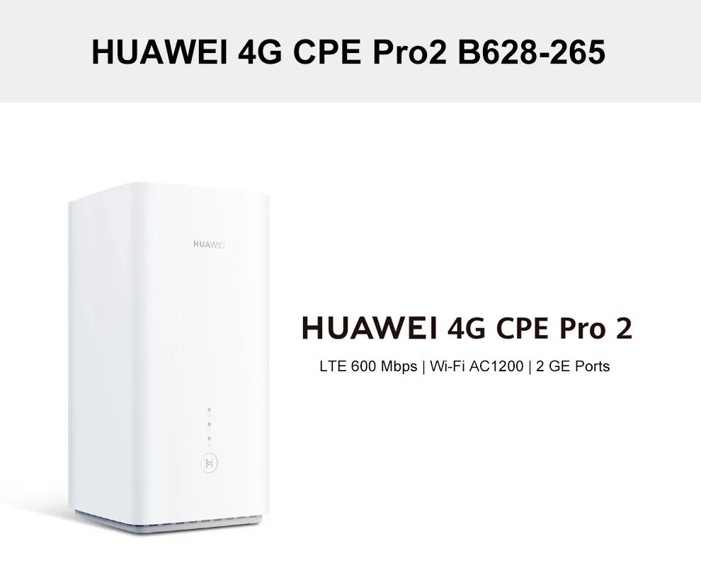 Hua Wei 4g Cpe Pro2 B628-265 Wireless Modem Router Cat12 With Sim Card ...