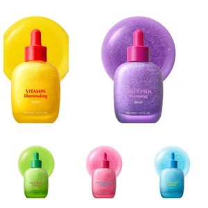 Eeqqaull Hot-selling Five Colors Calming Moisturizing Plumping Aloe Nad+ Hyaltoin Vitamin Bakuchiol Serum