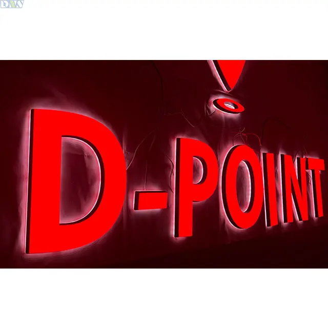 Factory Price Mini LED Sign Red Acrylic Letters for Storefront and ...
