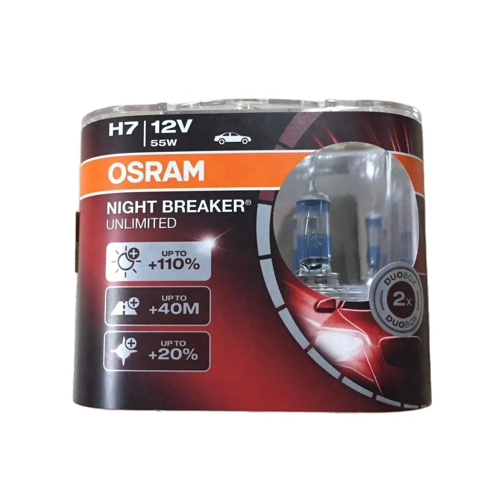 Osram 64210NBU H7 Halogen NIGHT BREAKER® Glühlampe Scheinwerfer 12V PX26d