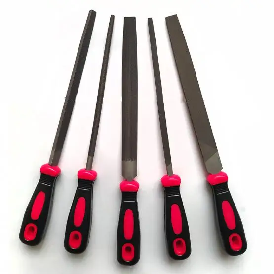 Lime Metal Lot De 6 Limes Plates En Acier Haute Teneur En