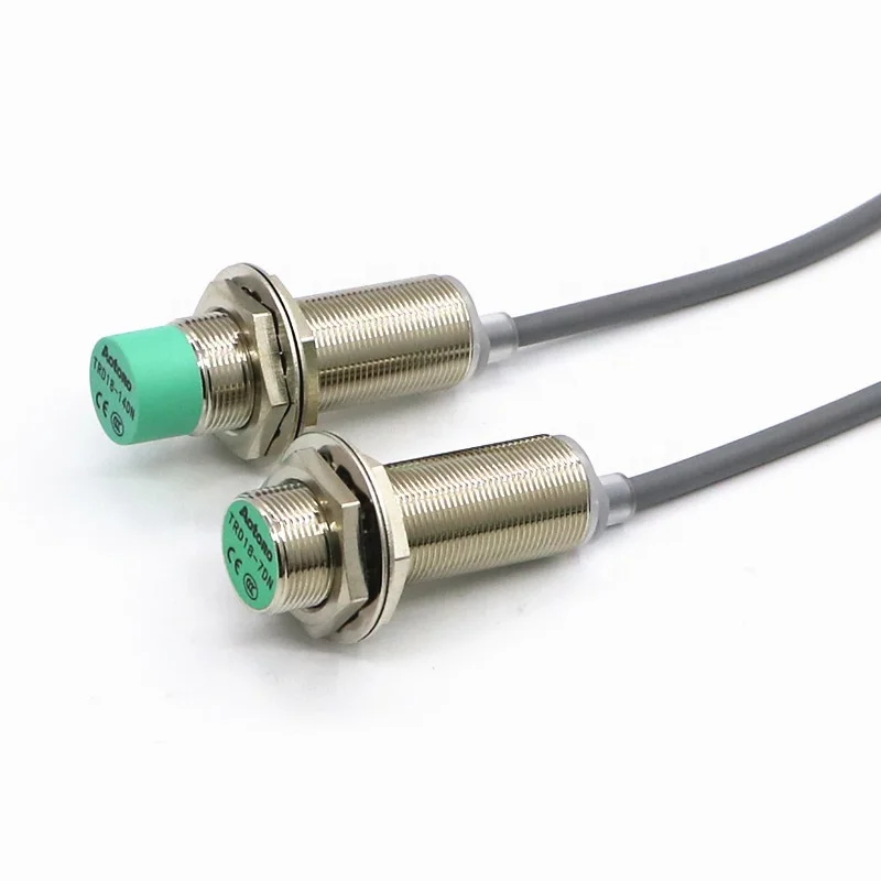 PRD18-7DN Inductive Proximity Sensor – M18 Shielded, 7mm Sensing, NPN NO, 3-Wire, 10-30 VDC
