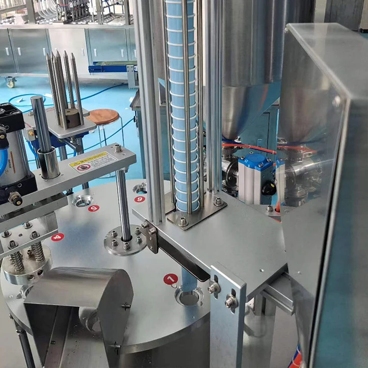 Automatic Calippo Ice Lolly Making Packing Machine Calippo Ice Cream Pop Paper Tube Filling and Sealing Machine