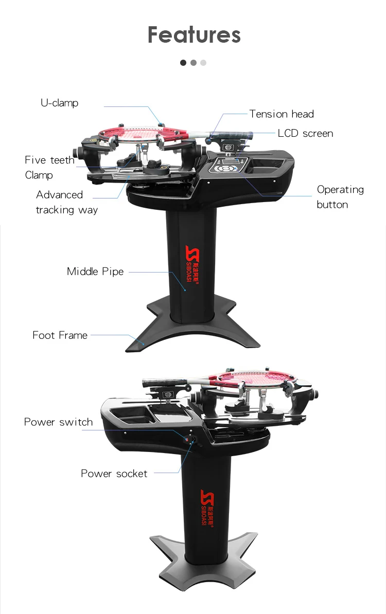 Attractive Badminton Digital Stringing Machine Manual For String Racket