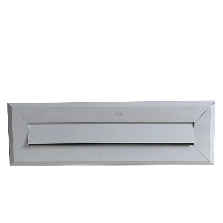 Modern Square PVC Louver Diffuser HVAC Electric Vent Registers Grilles for Living Room Outdoor Use Voice Control Stylish Air