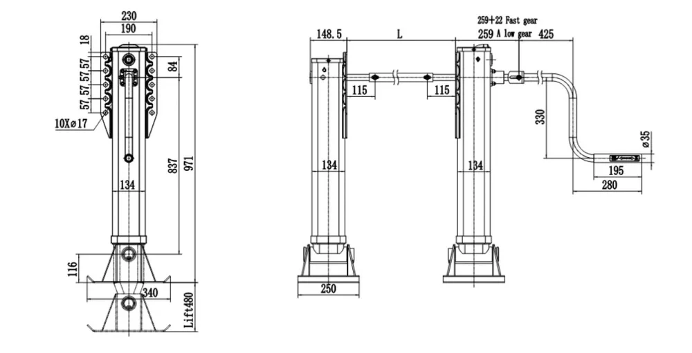 Landing Gear Manufacturing Process Landing Gear Configuration 28mt