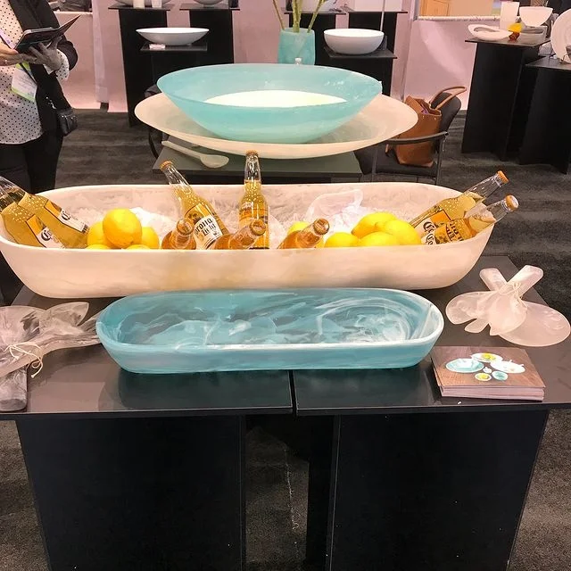 Resin Handmade Serving Tray With Unique Swirl Pattern and Marble Effect Modern Luxury Tray Used in Home and Hotel Decoration