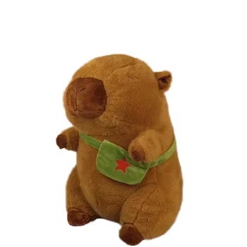 Unisex Turtle Backpack with Cute Cartoon Capybara Stuffed Animal Washed Bear Doll Perfect Wedding Gift Plush Toy