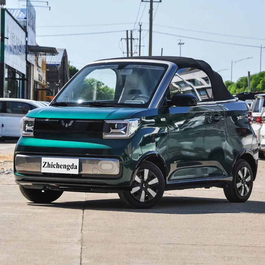 2023 Chinese Small Electric Car Wuling Mini Fast Convertible Ev 2