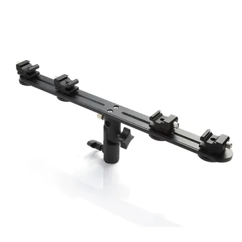 Kaliou Factory Wholesale 4 Hot Cold Shoe Mount Flash Bracket Umbrella Holder to Light Stand Tripod for Dslr Camera Flash detail image