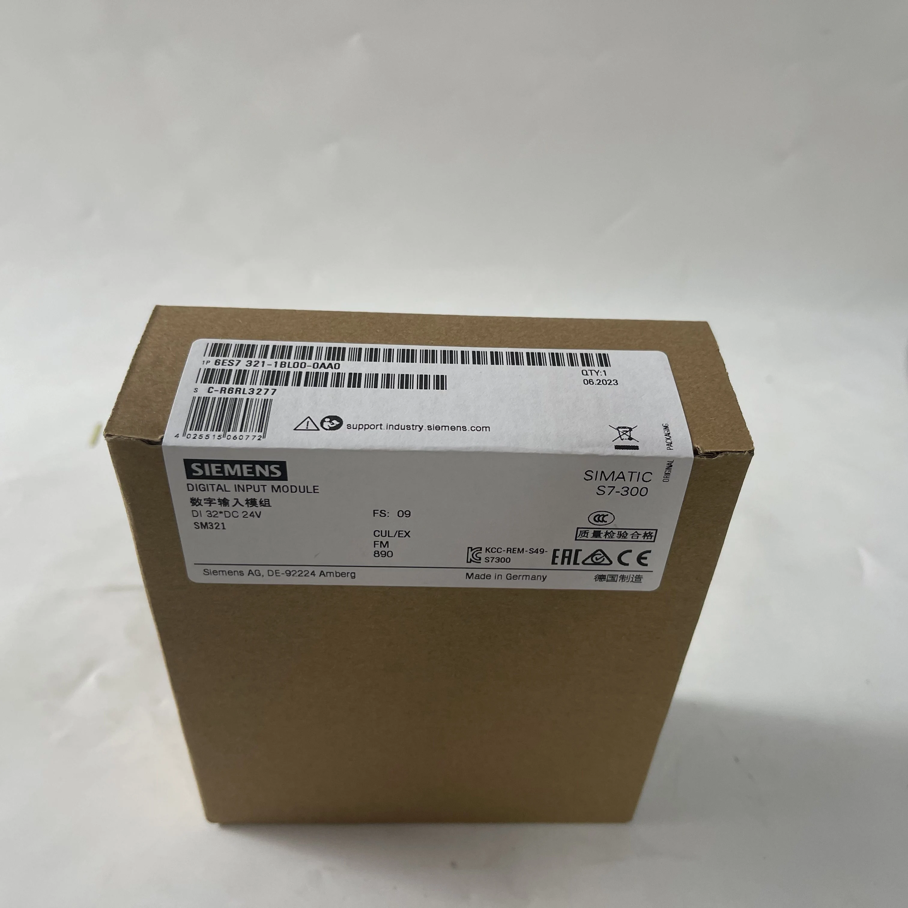 Siemens SIMATIC S7-300 Digital Input Module 6ES7321-1BL00-0AA0