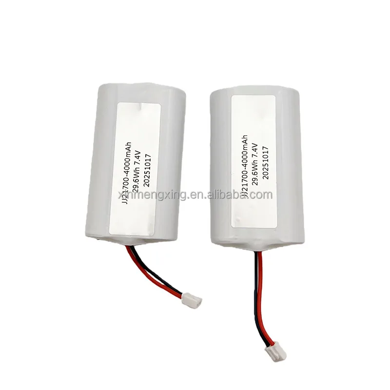High-Power 7.4V 4000mAh 21700 Lithium Battery Pack 2S1P with BMS Protection in Stock for Camera Use H6445946d1f3e4e24b48a727d1fce915bn