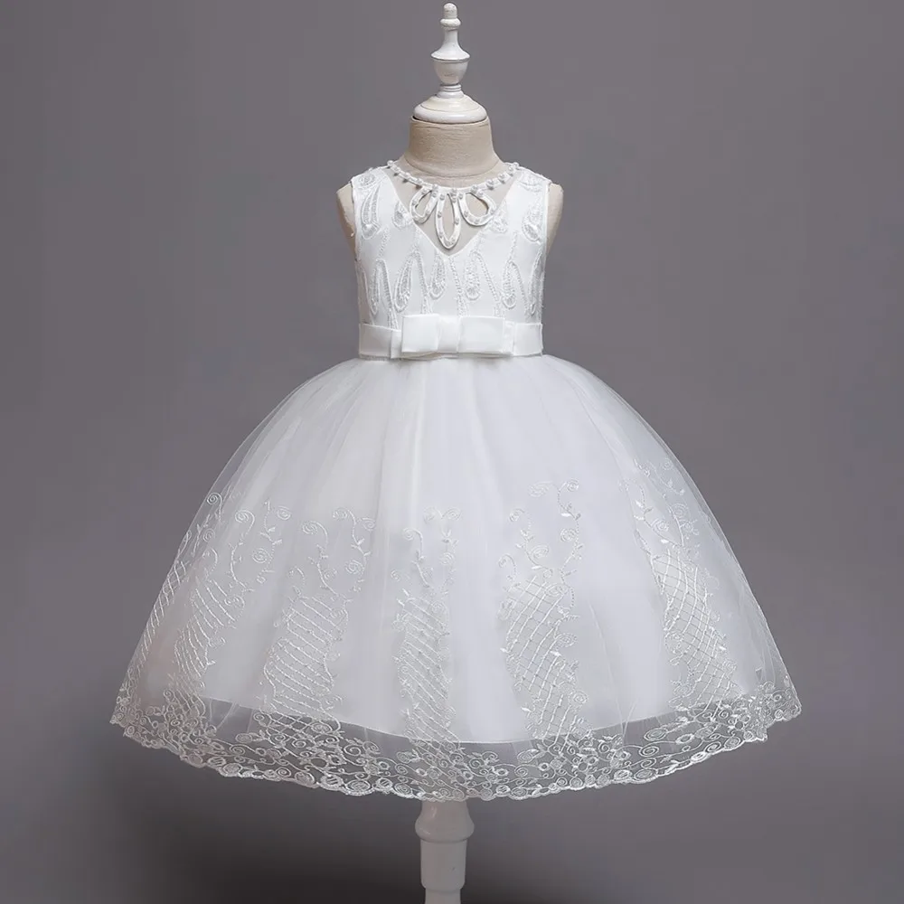 западная модель девушки Грейс платье 5 - летний шампанское детский костюм свидетельницы цветы рисунок детская одежда