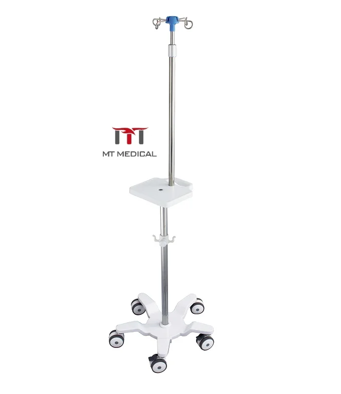 MT медицинская Больничная мебель из нержавеющей стали передвижной столб для инфузии IV стойка больничной кровати