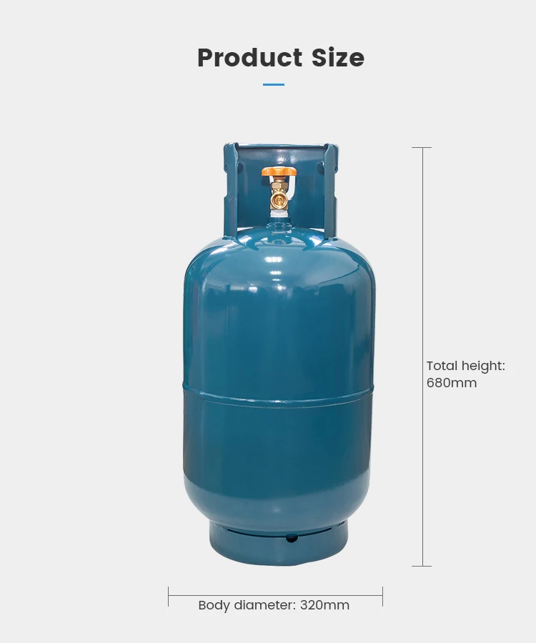 Оптовая продажа на заказ 15 кг LPG газовый баллон размер стальной HP295 газовый баллон бак
