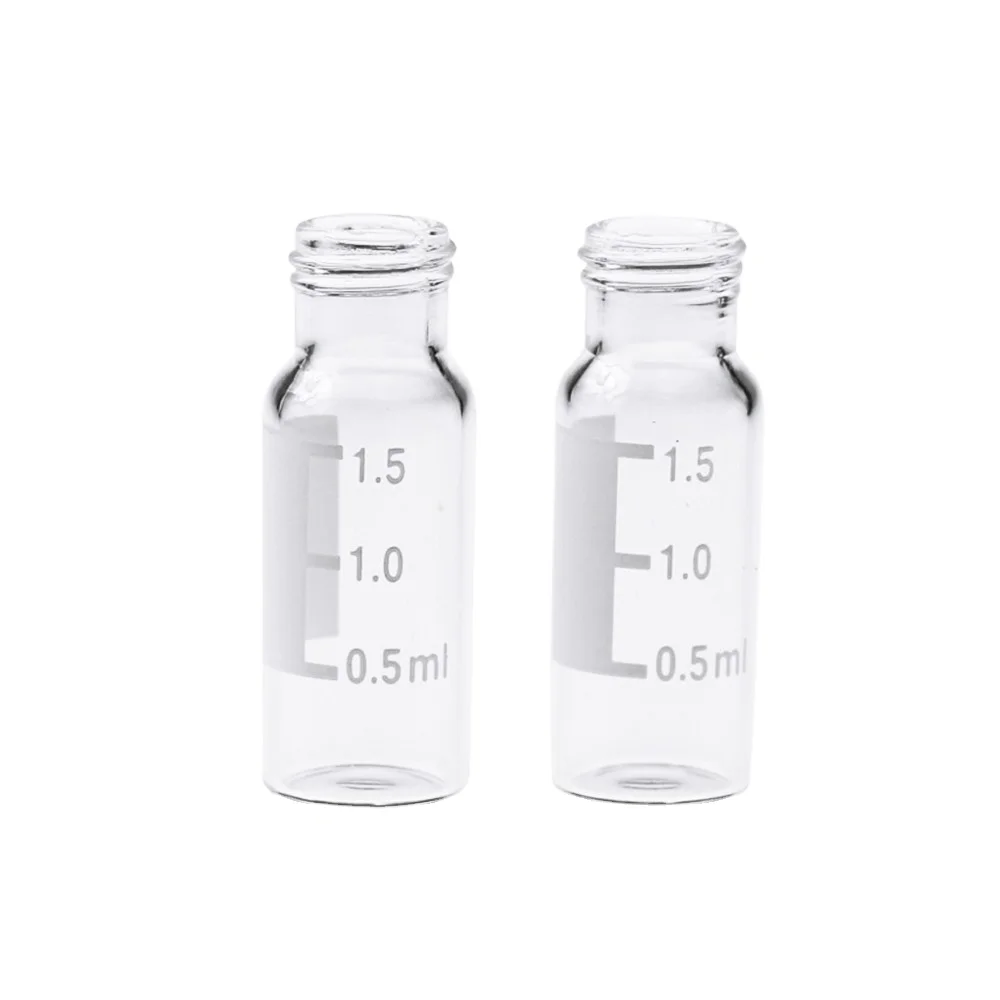 Clear Glass with Label Lab Test 2ml GC Vial HPLC