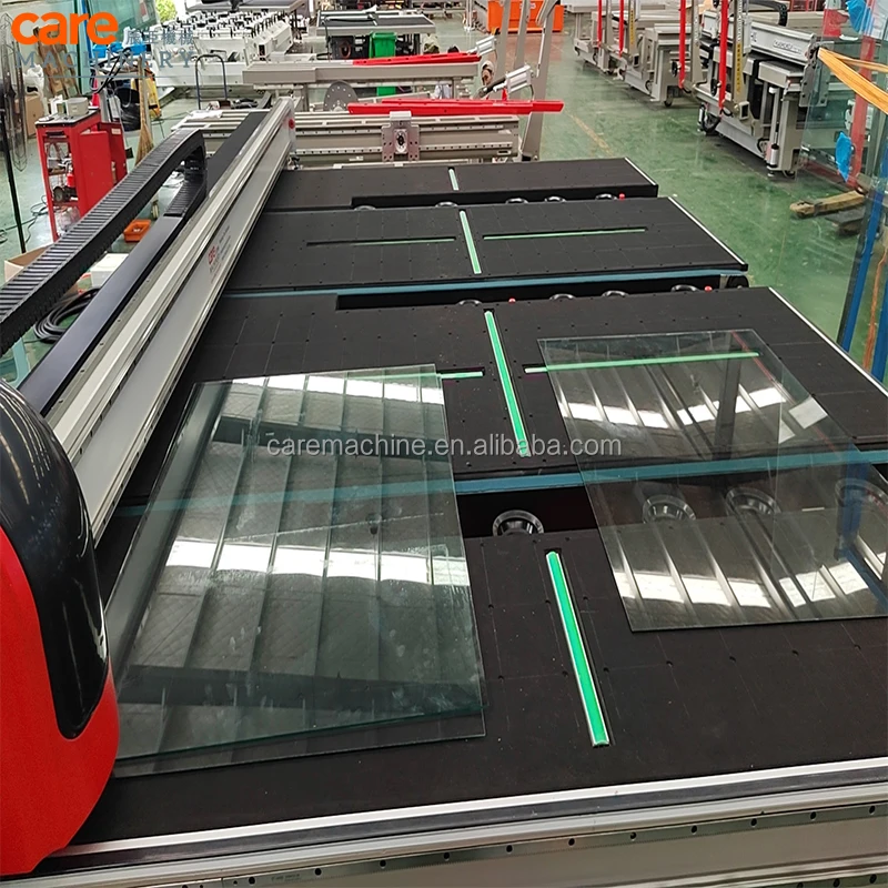 2621 Full Automatic Glass Cutting Table Cnc Glass Cutter Glass Cutting Loading Breaking Table Integrated Cutting Machine