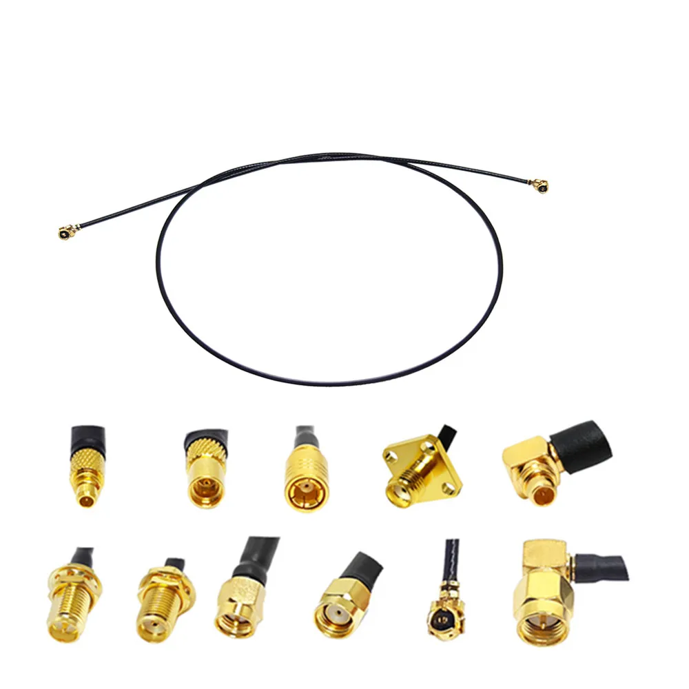 UFL to U.FL Adapter Cable With Extension Pigtail with 1.13mm 1.37mm Cable Custom Jumper Cable