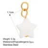 012 White Five - pointed Star (5 PCS)