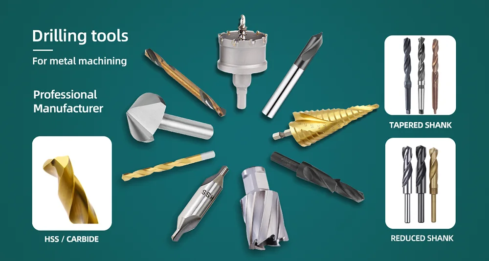 HSS M2 M35 Co Step Countersink Drill Bits for Metal Cutting