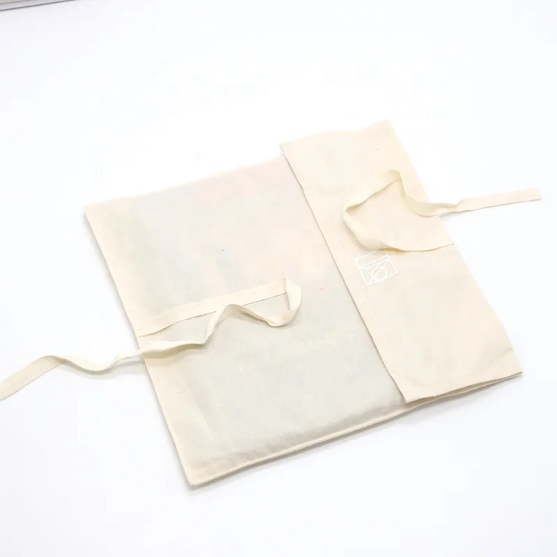 Custom Natural Color Cotton Muslin Envelope Cloth Packaging Bag Organic  Cotton Envelope Garment Dust Bag