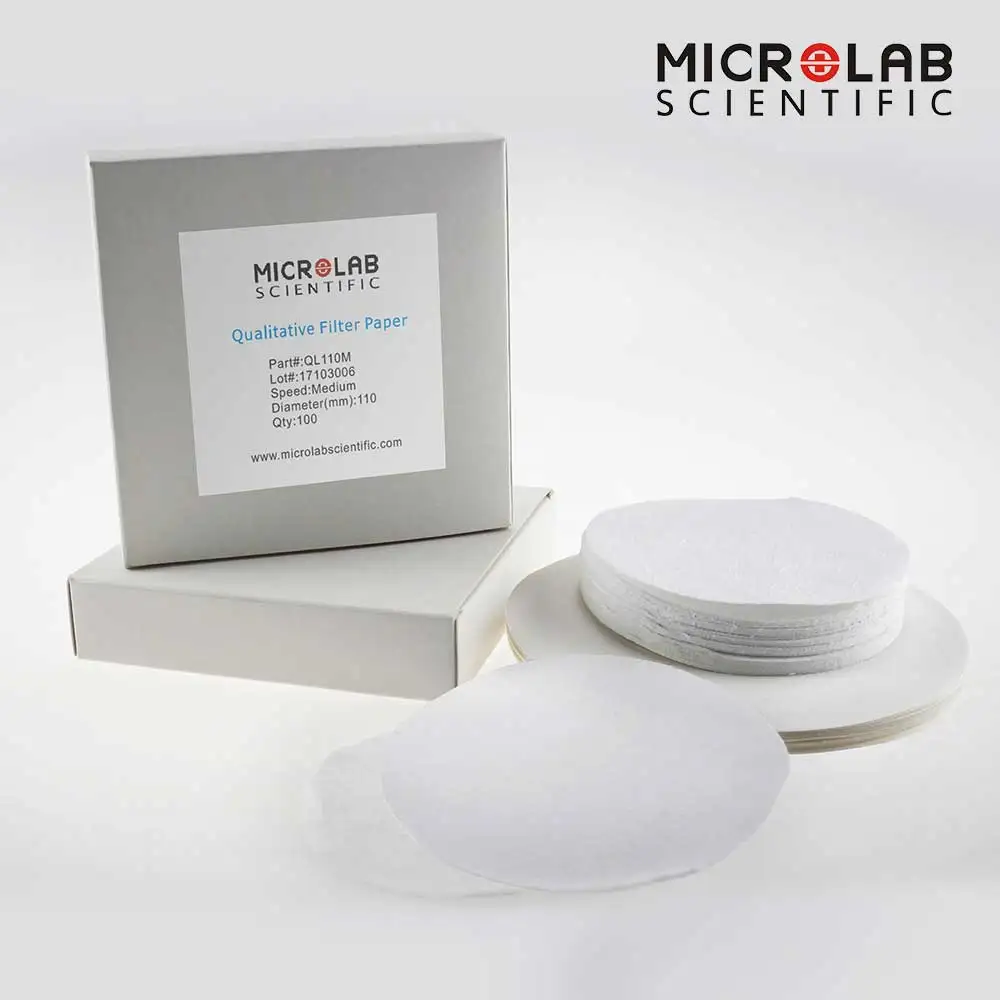 
 Microlab scientific Qualitative air Filter Paper Medium speed Grade 1/2 for lab filtration  