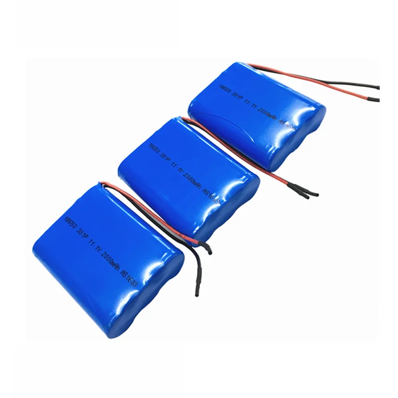 Wholesale 12v 18650 lithium ion battery 2600mah 11.1v rechargeable battery pack