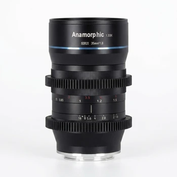 SIRUI 35mm F1.8 1.33X Anamorphic Cinema Lens with Adapter Full Frame E Mount Fixed Focus