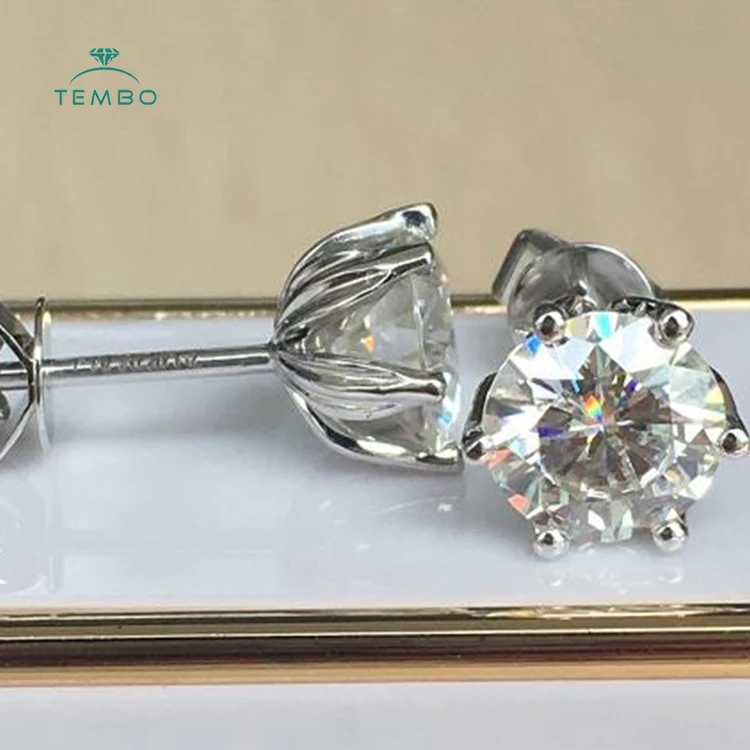 Luxury Mens Fine Jewelry D Vs Diamond 14k Solid Gold Stud Earring Wholesale  - Buy Wings Earrings,Wholesale Earrings,Wholesale Designer Inspired Earrings  Product on Alibaba.com